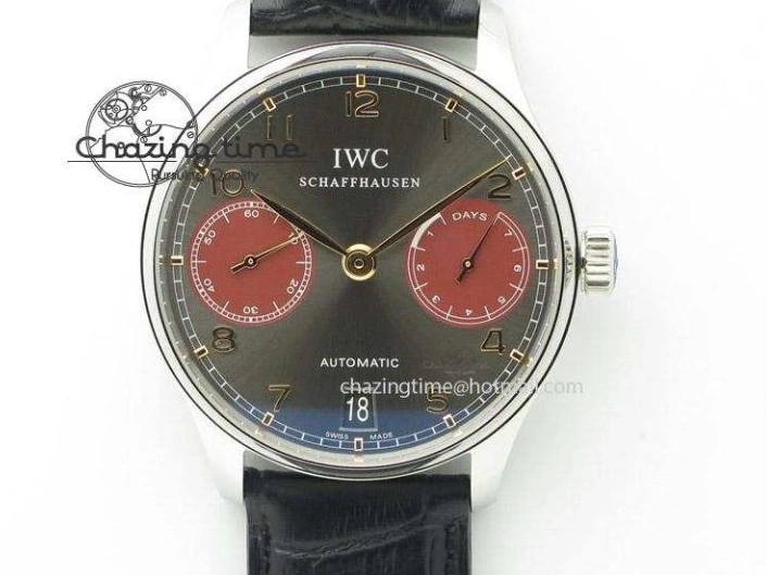 MIROTIME 0421 SportInspired Portuguese Real PR Real Annual Calendar IW503501 YLF 1:1 Best Edition White Dial On Leather Strap A 7241